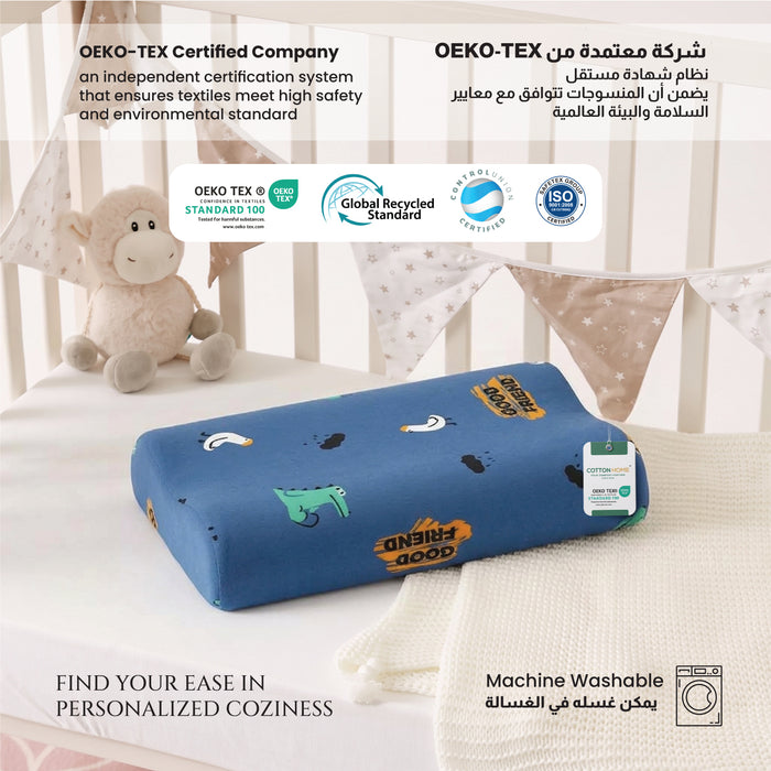 Kids Contour Memory Foam Pillows - Friend (26x38cm)
