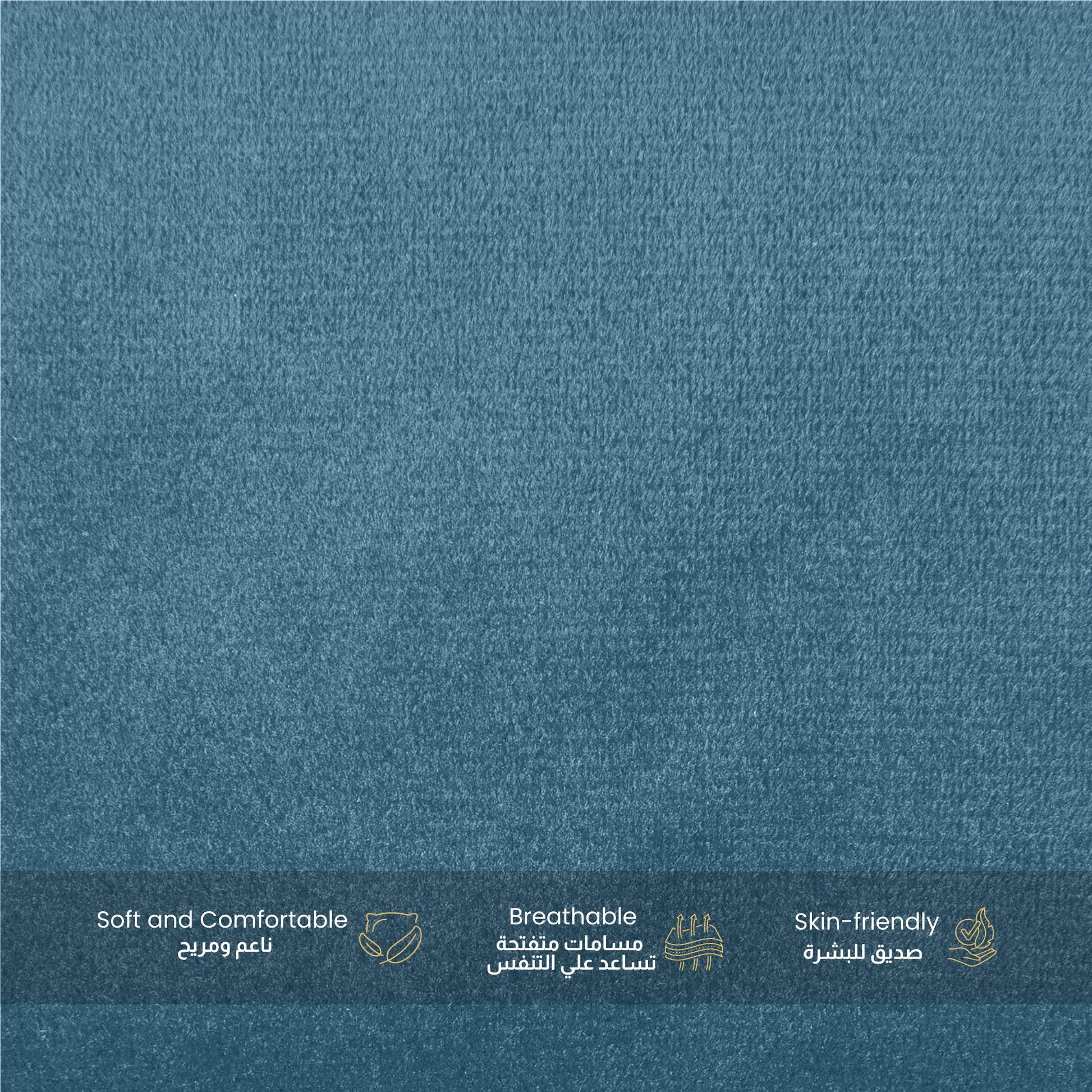 Serenity Velvet Pregnancy Pillow G-Shape Full Body Pillow  With Removable Cover Teal - Cotton Home