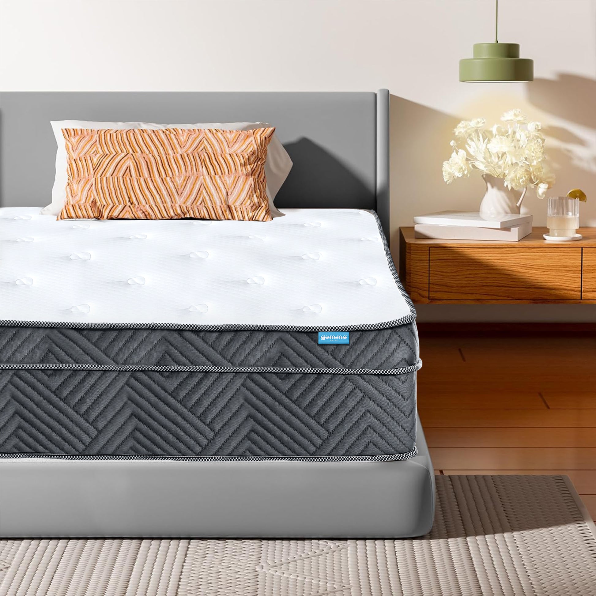 Gummo  Grazia Memory Foam Pocket Spring Mattress