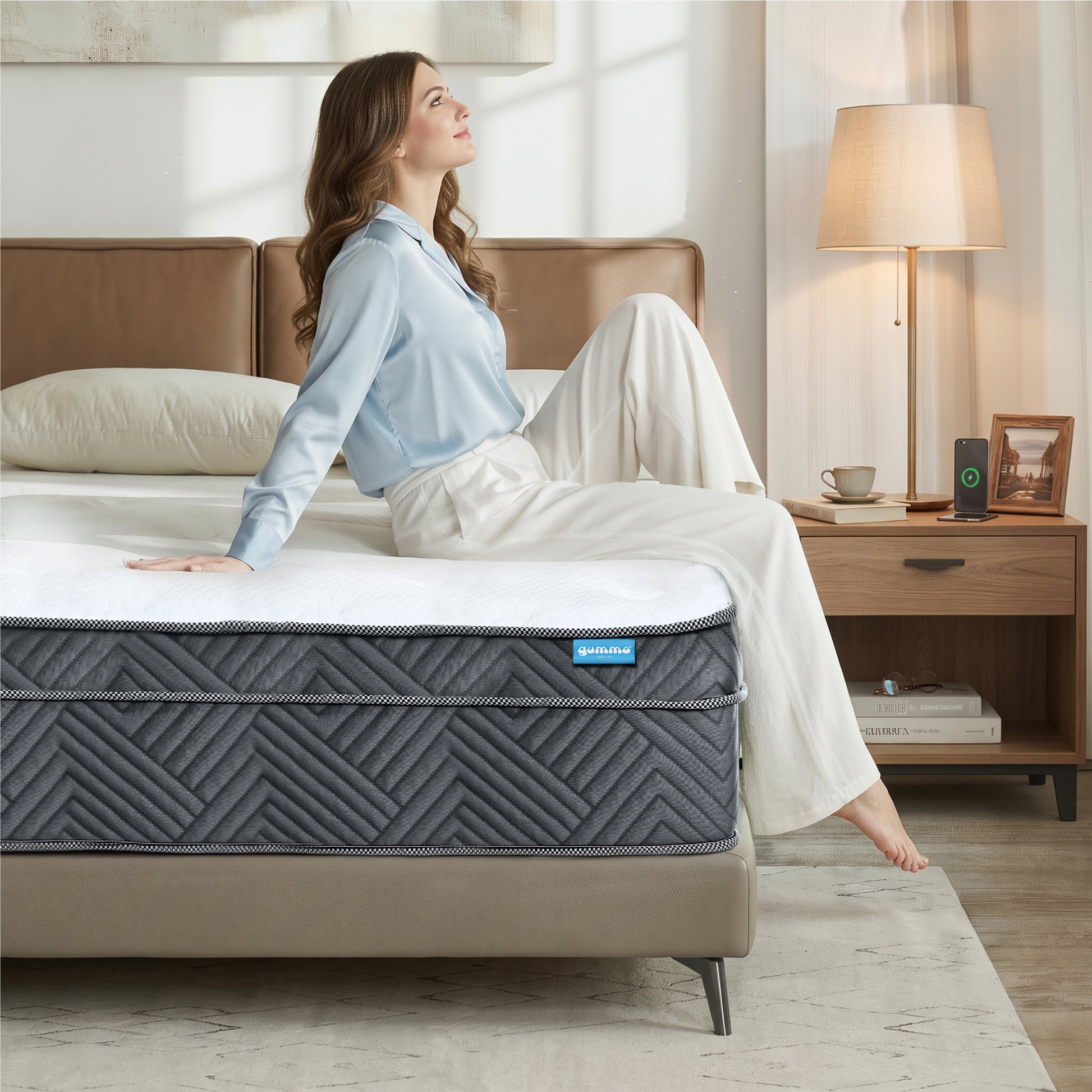 Gummo  Grazia Memory Foam Pocket Spring Mattress