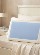 Gel Memory Foam Pillow 60x40 Removable Cover