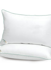 Bamboo Silk Filled Pillow 50x75cm Pack of 2  White - Cotton Home
