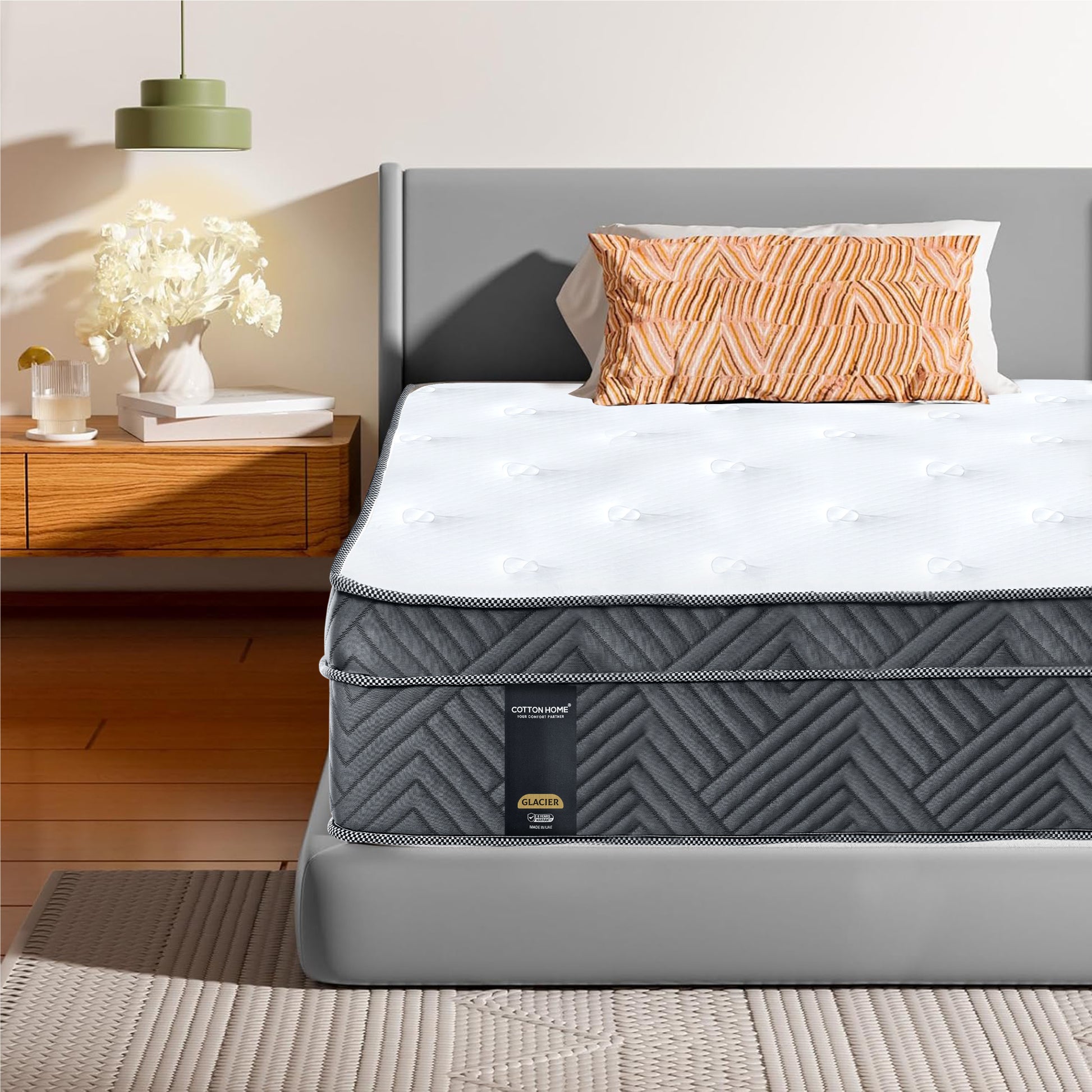 Cotton Home Glacier Memory Foam Pocket Spring Mattress