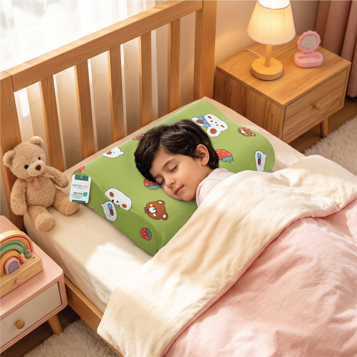 Kids Contour Memory Foam Pillows - Good Luck (26x38cm)