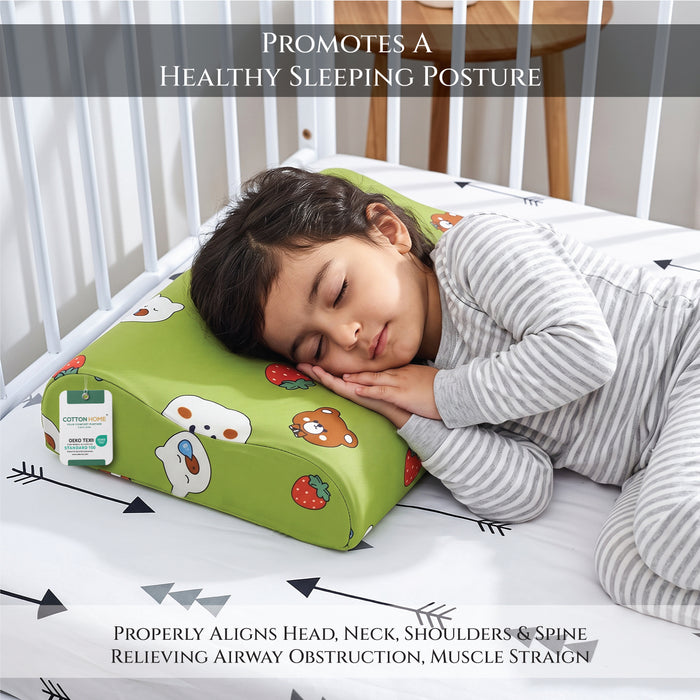 Kids Contour Memory Foam Pillows - Good Luck (26x38cm)