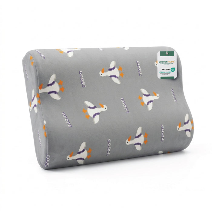 Kids Contour Memory Foam Pillows - Goose (26x38cm)