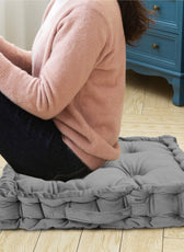 Serenity Velvet Multipurpose Seat Cushion 40x40cm Square Shape Seating - Cotton Home