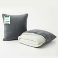 Dormella 2-in-1 Cushion with Blanket 40x40cm Cushion with 220x240cm Blanket Grey