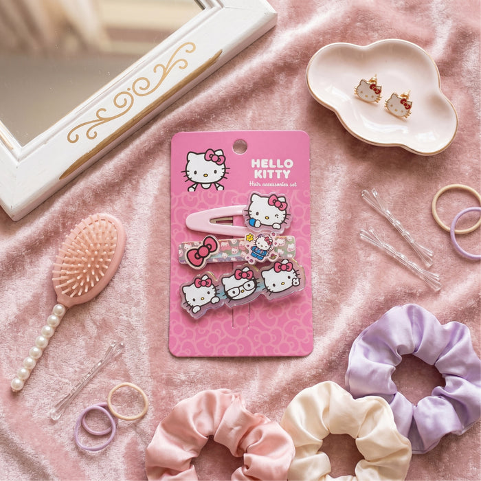 Hello Kitty Hair Accessories Set Pack of 3 Printed Design