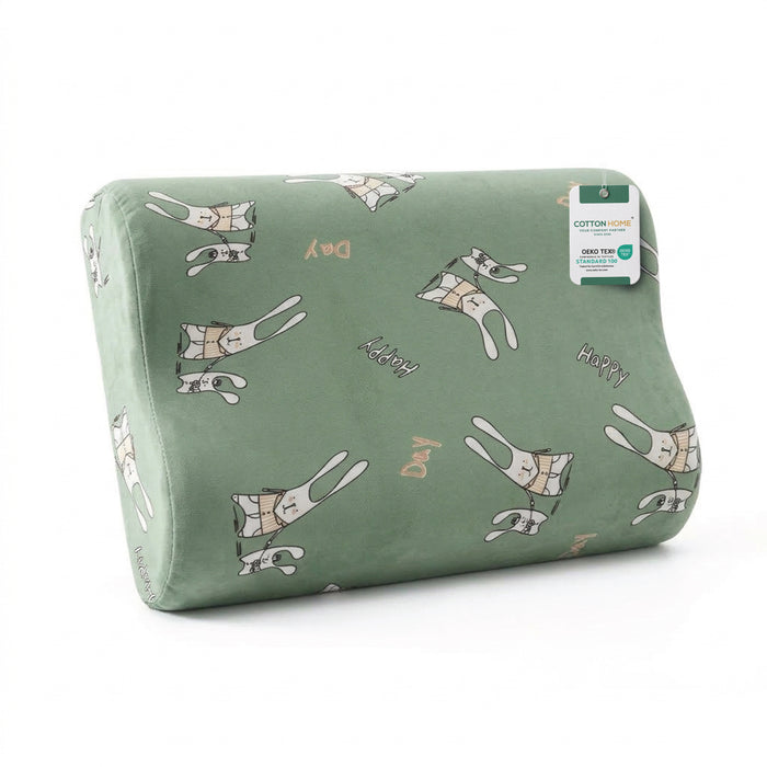 Kids Contour Memory Foam Pillows - Happy Day (26x38cm)