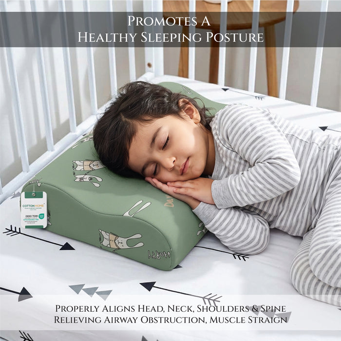 Kids Contour Memory Foam Pillows - Happy Day (26x38cm)