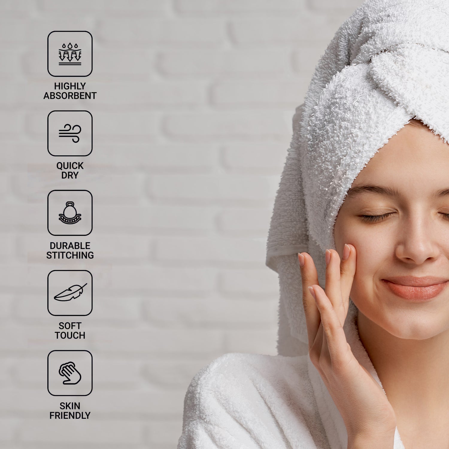 Cotton Home Ultimate Towel Collection - 6 Piece Bundle Brown - Cotton Home