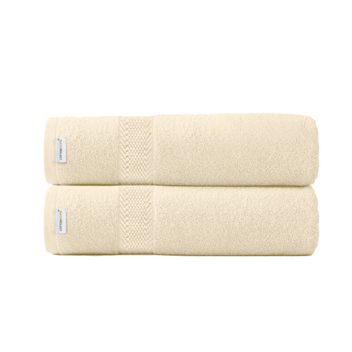 Cotton Bath Towel Pack of 2 Soft Feel, Quick Dry, Highly Absorbent Durable Towels - Cotton Home