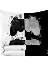 Kids Duvet Cover Set 3 Pcs - Joystick Print | 135x220cm | Microfiber | Cotton Home - Cotton Home
