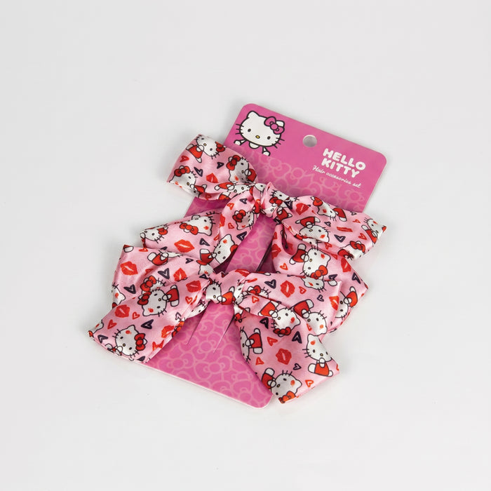Hello Kitty Hair Clip Pack of 2 Pink Hair Accessories