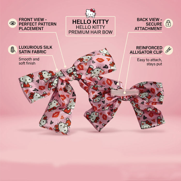 Hello Kitty Hair Clip Pack of 2 Pink Hair Accessories
