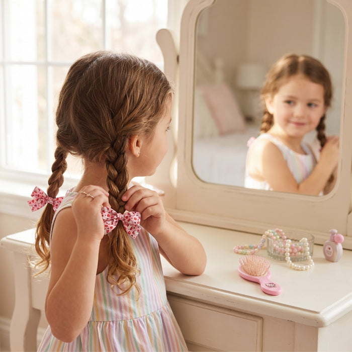 Hello Kitty Printed School Backpack and Hair Accessories Bundle 20