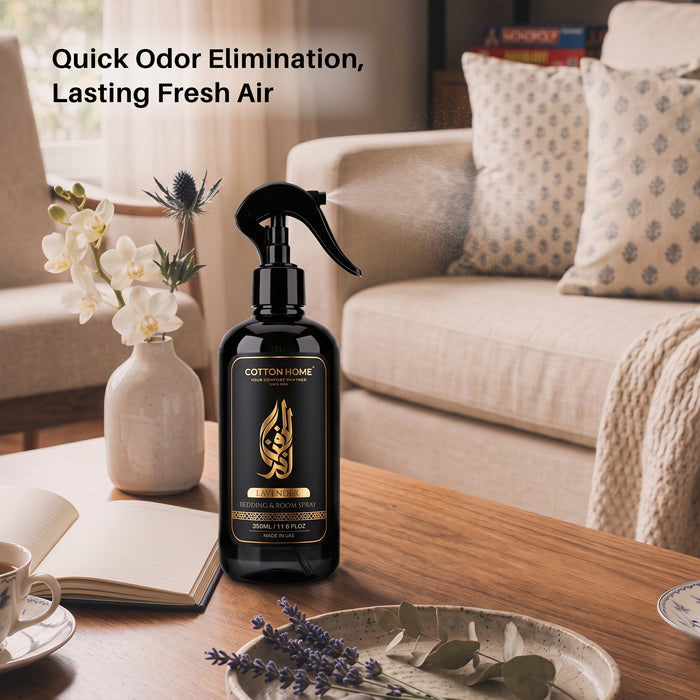 Lavender Home Fragrance – Dual-Use Air & Fabric Freshener (350ml)