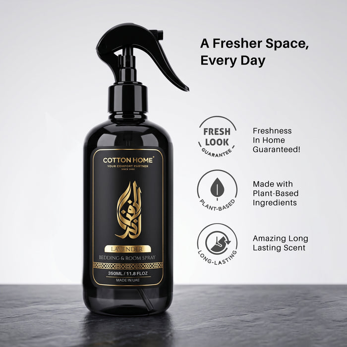 Lavender Home Fragrance – Dual-Use Air & Fabric Freshener (350ml)