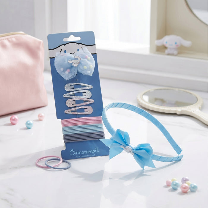 Cinnamoroll Theme Hair Accessories Set Pack of 24 Sky Blue