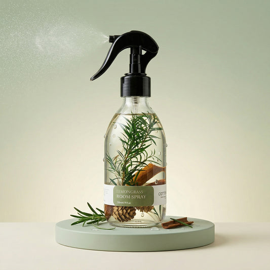 Lemon Grass Bedding & Room Spray – Dual-Use Air & Fabric Freshener (250ml)