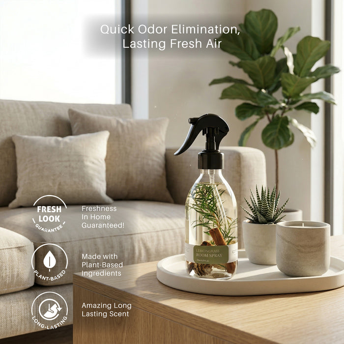 Lemon Grass Home Fragrance – Dual-Use Air & Fabric Freshener (250ml)