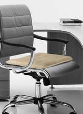 Velvet Slip Free Tufted  Chair Cushion Light Beige 40x40cm - Pack of 4 - Cotton Home