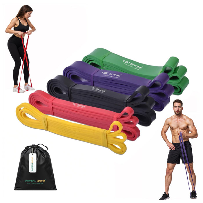 Exercise Resistance Band – Elastic Yoga & Pilates Band for Home Fitness & Strength Training