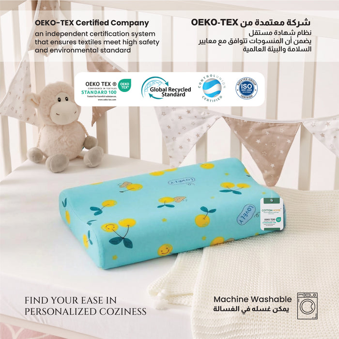 Kids Contour Memory Foam Pillows - Lovely (26x38cm)