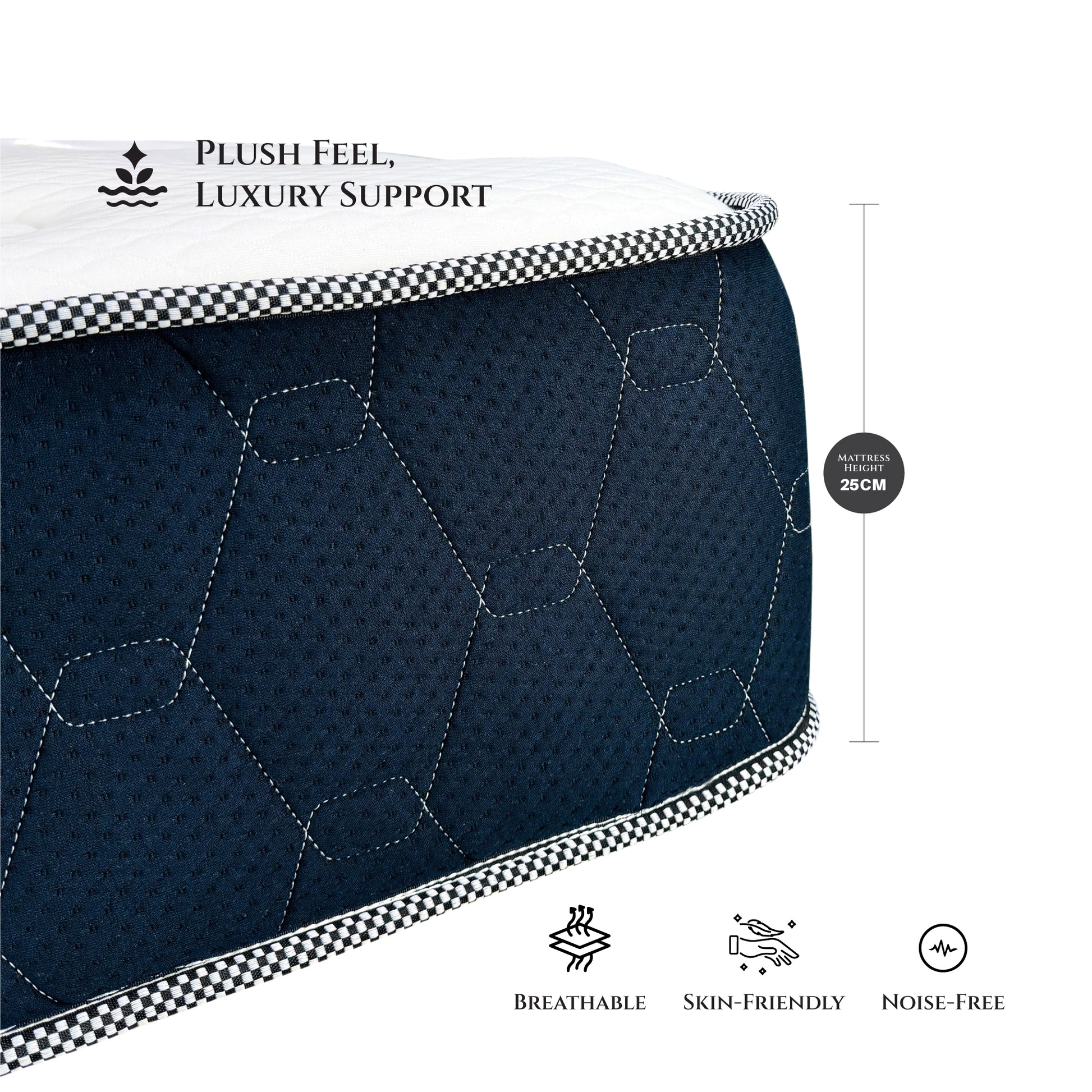 Cotton Home Lunaflex Pocket Spring Plush Mattress