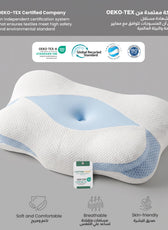 Comfort Ergonomic Contour Memory Foam Pillow 62x41cm