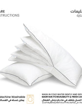 Triton Premium Cotton Three-in-One Adjustable Layer Cotton Pillow with Down Alternative filling 50x75 cm - Cotton Home