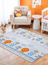 Baby Crawling Mat 200x180CM Large Reversible Waterproof, Non-Slip Play Mat with Penguin Design