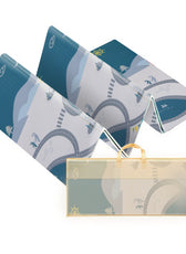 Baby Crawling Mat 200x180CM Large Reversible Waterproof, Non-Slip Play Mat with Penguin Design