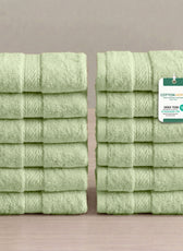 Cotton Face Towel 30x30 CM 12 Piece Set-Soft Feel, Quick Dry, Highly Absorbent Durable Towels