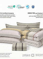 Avendra 350TC  Cotton 6-Piece Set Premium Quality King Comforter Set 220x240cm