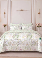 Nuvora 350TC  Cotton 6-Piece Set Premium Quality King Comforter Set 220x240cm