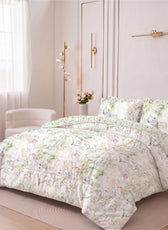 Nuvora 350TC  Cotton 6-Piece Set Premium Quality King Comforter Set 220x240cm