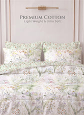 Nuvora 350TC  Cotton 6-Piece Set Premium Quality King Comforter Set 220x240cm