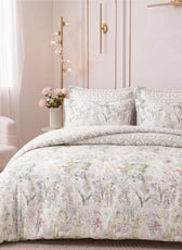 Nuvora 350TC  Cotton 6-Piece Set Premium Quality King Comforter Set 220x240cm