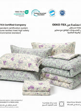 Zenvia 350TC  Cotton 6-Piece Set Premium Quality King Comforter Set 220x240cm
