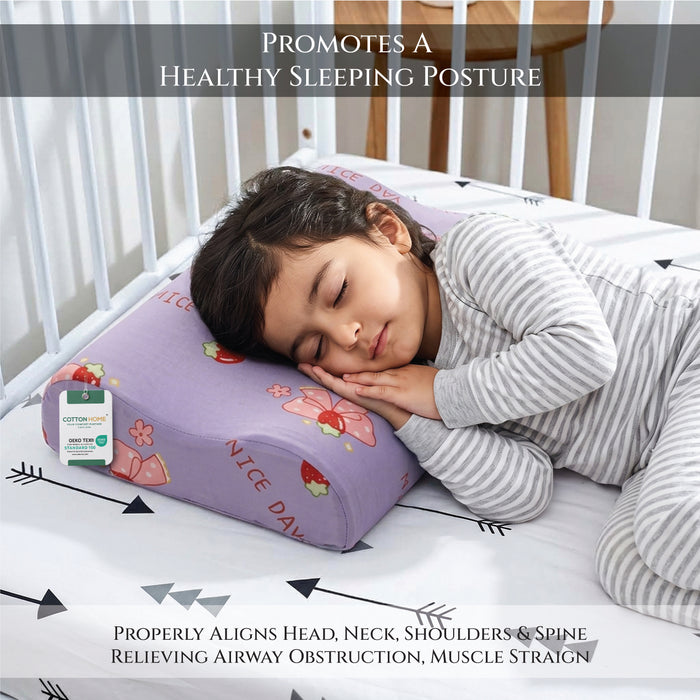 Kids Contour Memory Foam Pillows - Nice Day (26x38cm)