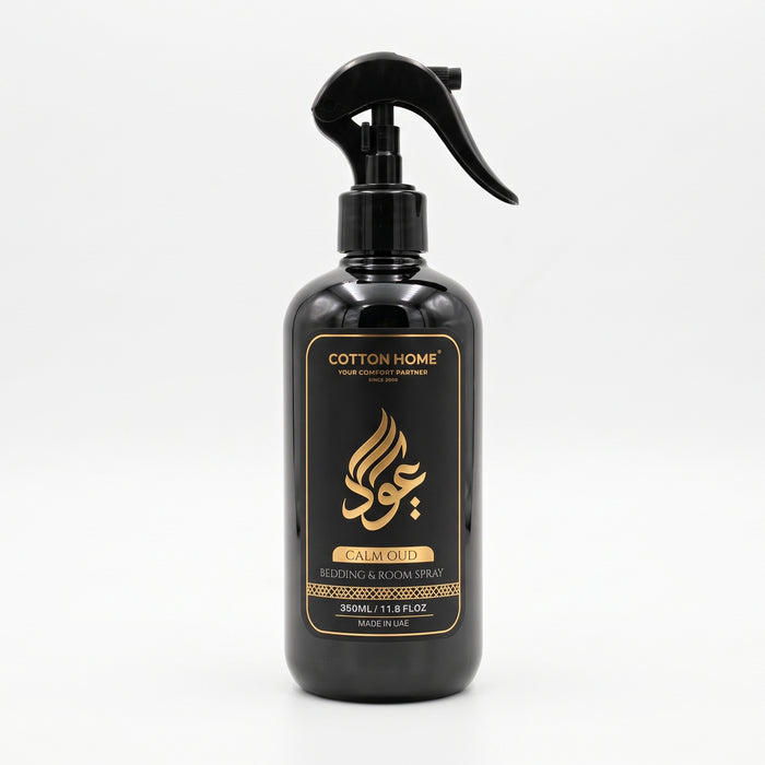 Calm Oud Home Fragrance – Dual-Use Air & Fabric Freshener (350ml)