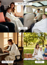 Cushion with blanket set