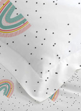 Premium Cotton 3PC Bedding Set Kids Comforter Set 135x220cm Twinkle Dots