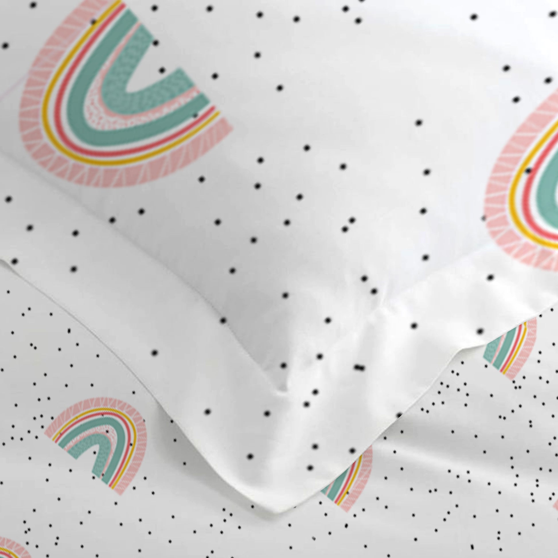 Premium Cotton 3PC Bedding Set Kids Comforter Set 135x220cm Twinkle Dots