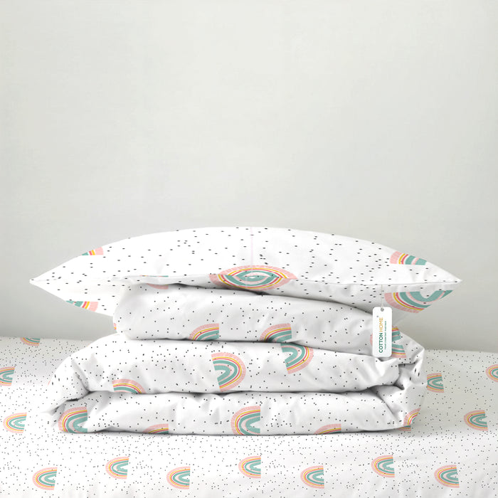 Back to School Essentials 3PC Premium Cotton Kids Bedding & Free Pencil Set Twinkle Unicorn