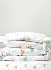 Premium Cotton 3PC Bedding Set Kids Comforter Set 135x220cm Twinkle Dots