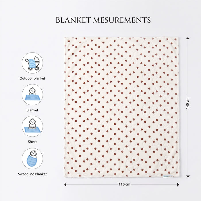 Back to School Essentials Kids Pillow And Blankets Polka Dot
