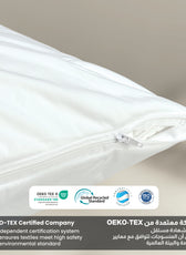 PU Laminated Waterproof Pillow Protector 50 X 75 CM - 2 Piece, White